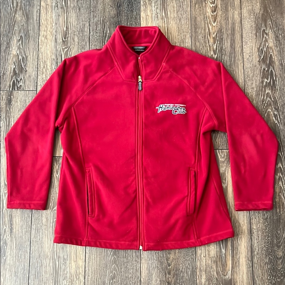 Page & Tuttle RU Radford University Highlanders Red Fleece Jacket Adult Large